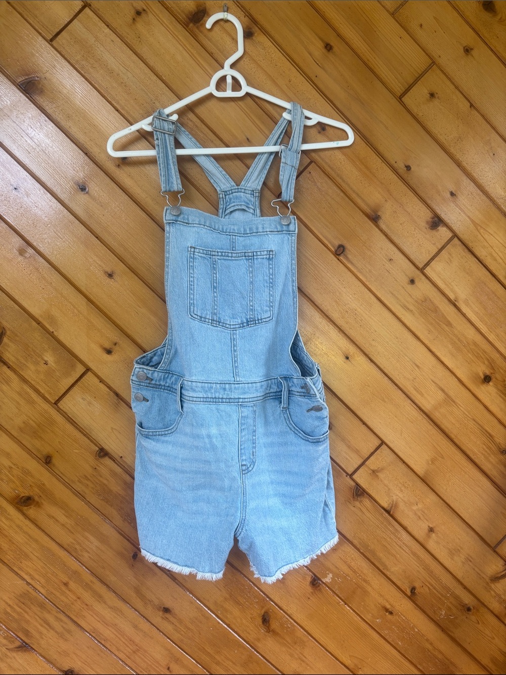 Cat & Jack Light Blue Denim Shortalls